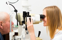 Older driver eye test